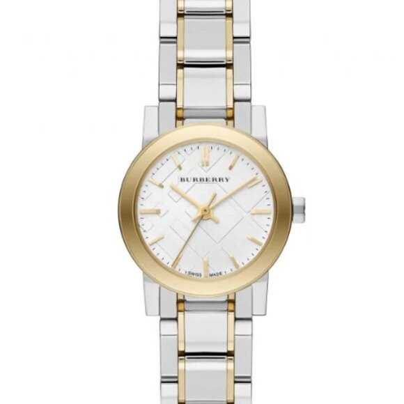 Burberry Ladies Watch---The City 26mm Two Tone Gold - Picture 1 of 7